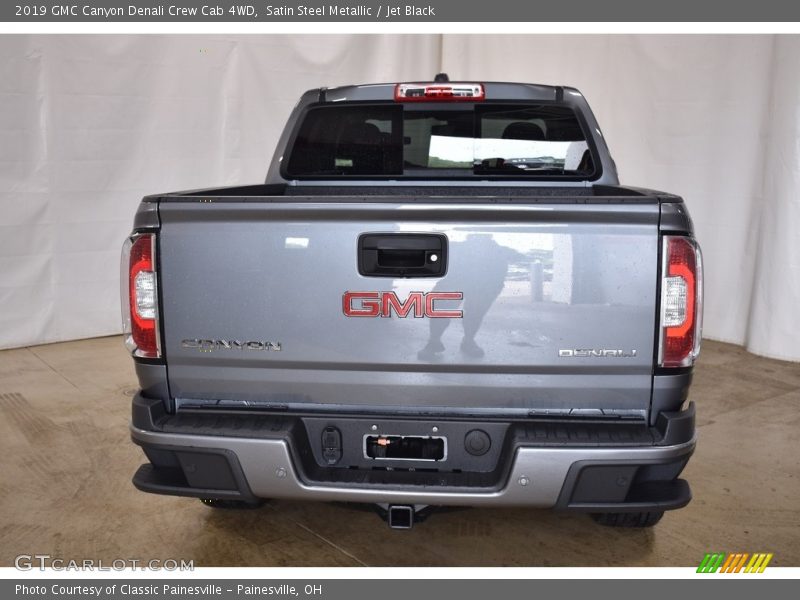 Satin Steel Metallic / Jet Black 2019 GMC Canyon Denali Crew Cab 4WD