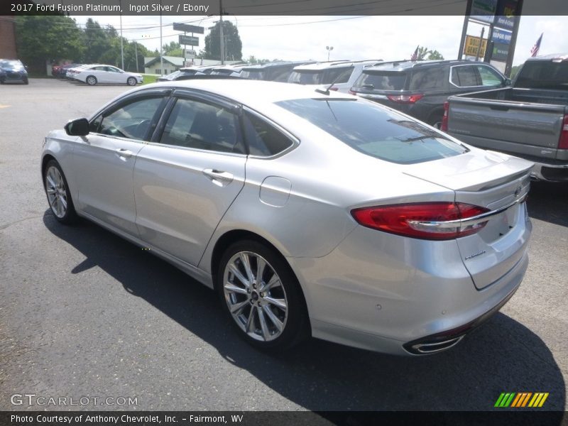 Ingot Silver / Ebony 2017 Ford Fusion Platinum
