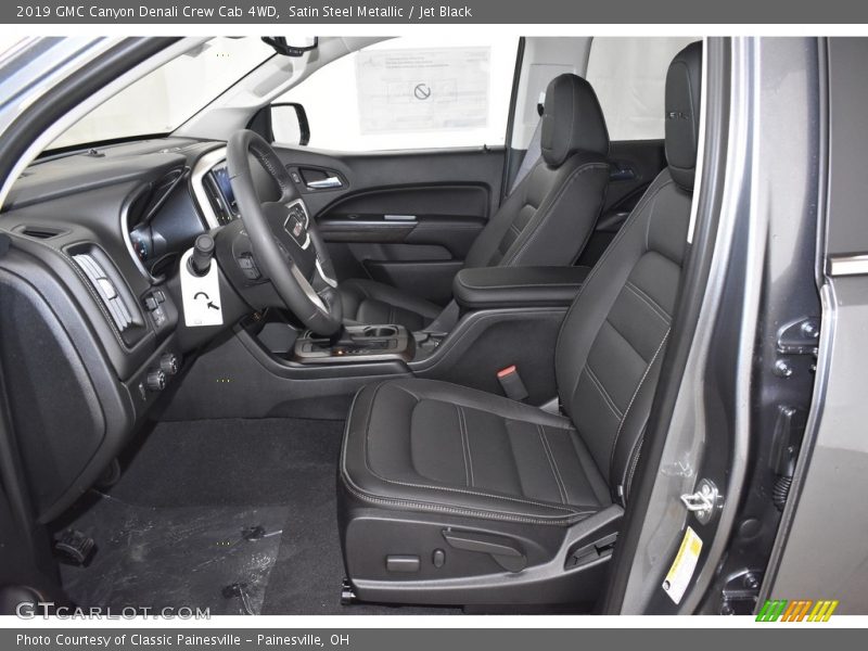 Satin Steel Metallic / Jet Black 2019 GMC Canyon Denali Crew Cab 4WD