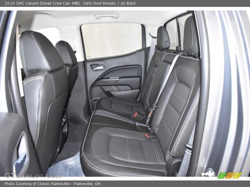 Satin Steel Metallic / Jet Black 2019 GMC Canyon Denali Crew Cab 4WD