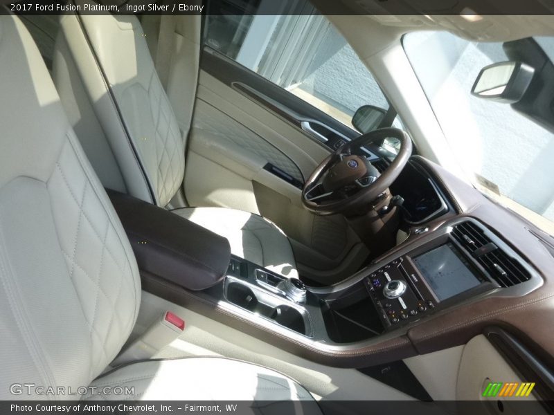 Ingot Silver / Ebony 2017 Ford Fusion Platinum