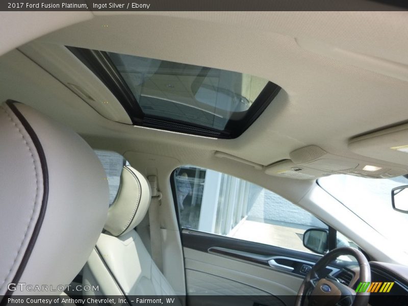 Ingot Silver / Ebony 2017 Ford Fusion Platinum