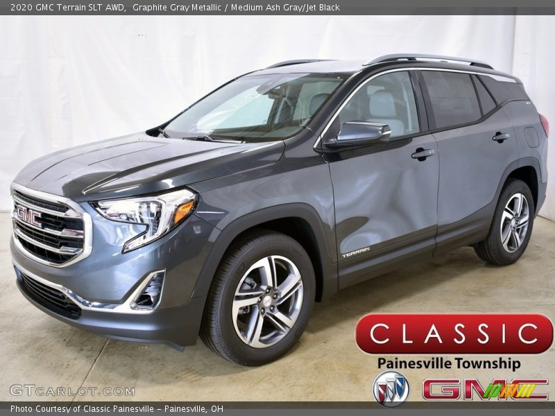 Graphite Gray Metallic / Medium Ash Gray/Jet Black 2020 GMC Terrain SLT AWD
