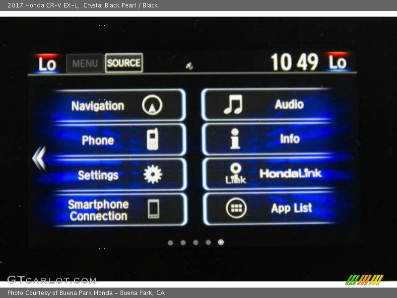 Crystal Black Pearl / Black 2017 Honda CR-V EX-L