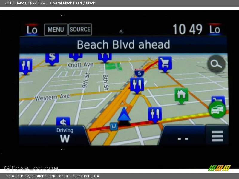 Crystal Black Pearl / Black 2017 Honda CR-V EX-L