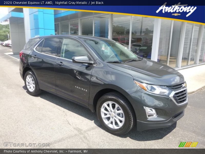 Nightfall Gray Metallic / Jet Black 2020 Chevrolet Equinox LT AWD