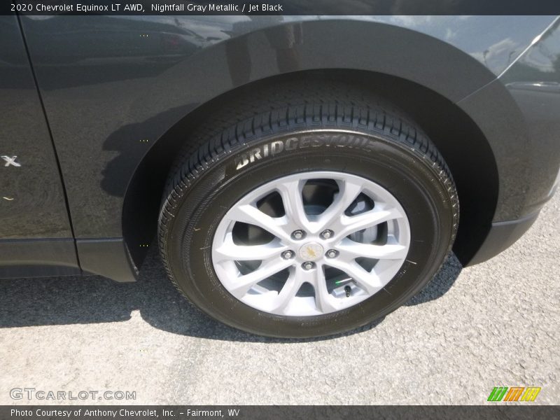 Nightfall Gray Metallic / Jet Black 2020 Chevrolet Equinox LT AWD