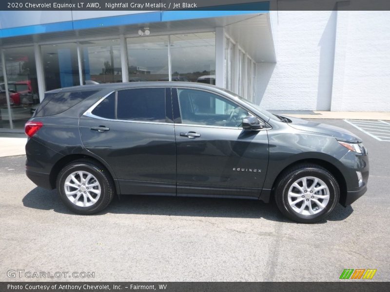 Nightfall Gray Metallic / Jet Black 2020 Chevrolet Equinox LT AWD