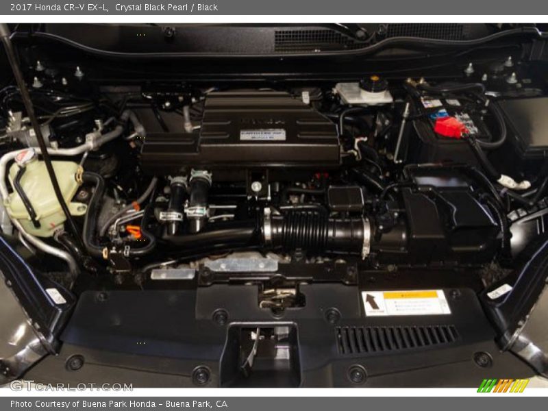 Crystal Black Pearl / Black 2017 Honda CR-V EX-L