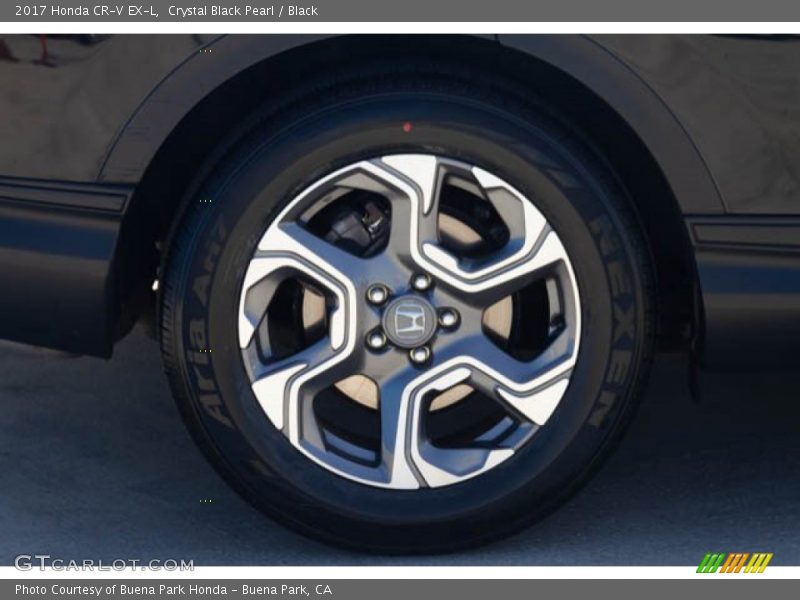 Crystal Black Pearl / Black 2017 Honda CR-V EX-L