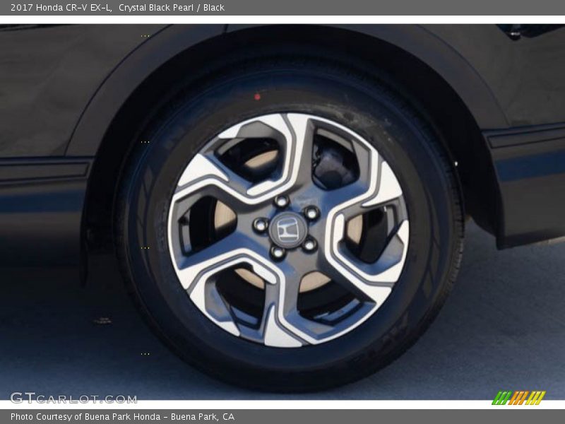 Crystal Black Pearl / Black 2017 Honda CR-V EX-L