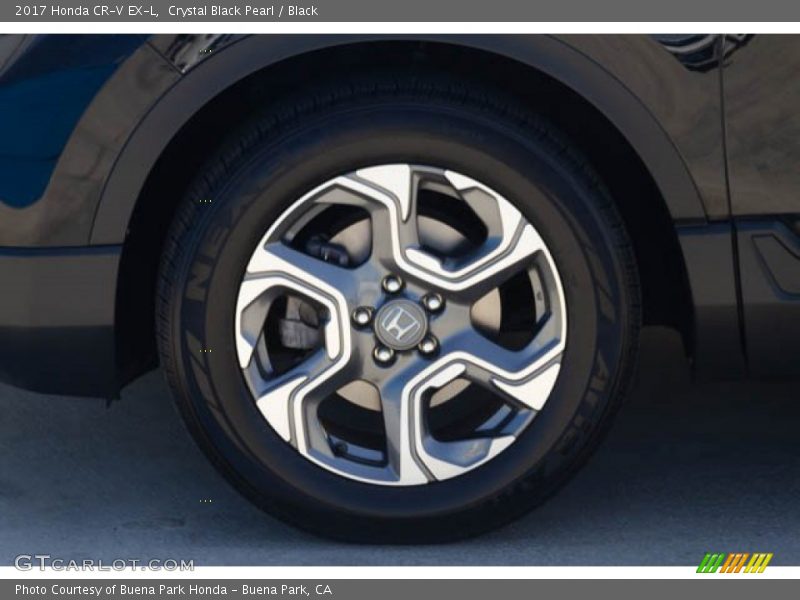 Crystal Black Pearl / Black 2017 Honda CR-V EX-L