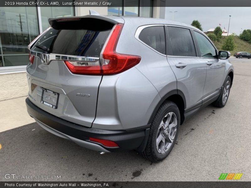 Lunar Silver Metallic / Gray 2019 Honda CR-V EX-L AWD