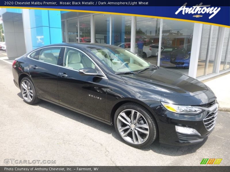Mosaic Black Metallic / Dark Atmosphere/Light Wheat 2020 Chevrolet Malibu Premier