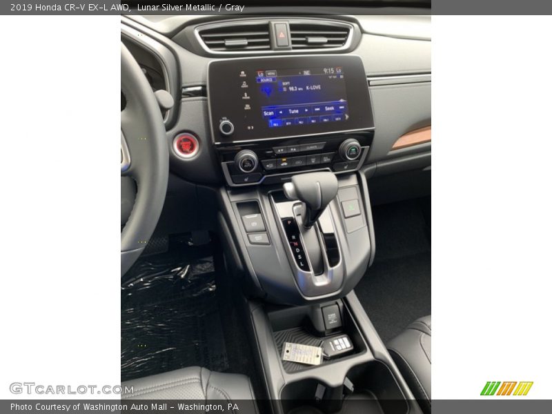 Lunar Silver Metallic / Gray 2019 Honda CR-V EX-L AWD
