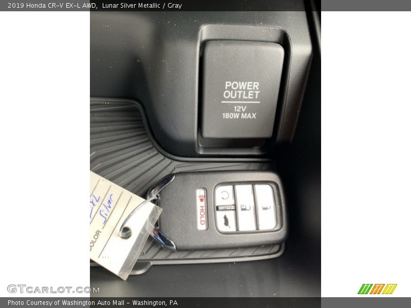 Lunar Silver Metallic / Gray 2019 Honda CR-V EX-L AWD