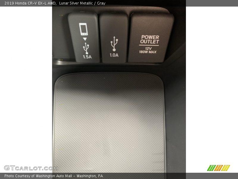 Lunar Silver Metallic / Gray 2019 Honda CR-V EX-L AWD