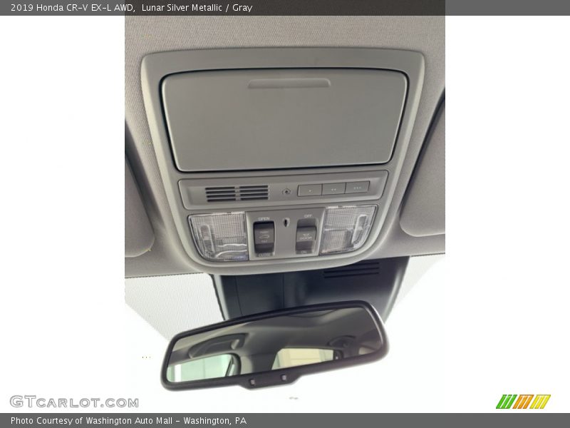 Lunar Silver Metallic / Gray 2019 Honda CR-V EX-L AWD