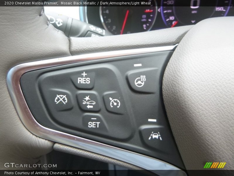 Mosaic Black Metallic / Dark Atmosphere/Light Wheat 2020 Chevrolet Malibu Premier