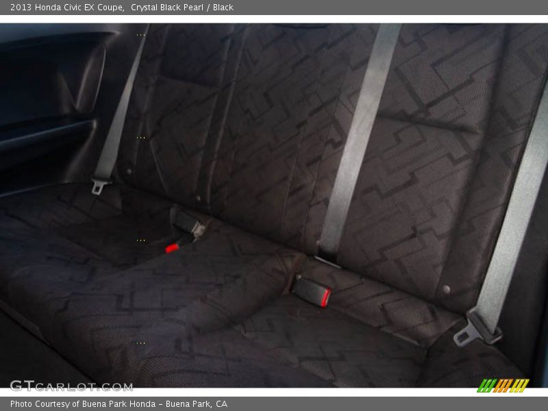 Crystal Black Pearl / Black 2013 Honda Civic EX Coupe