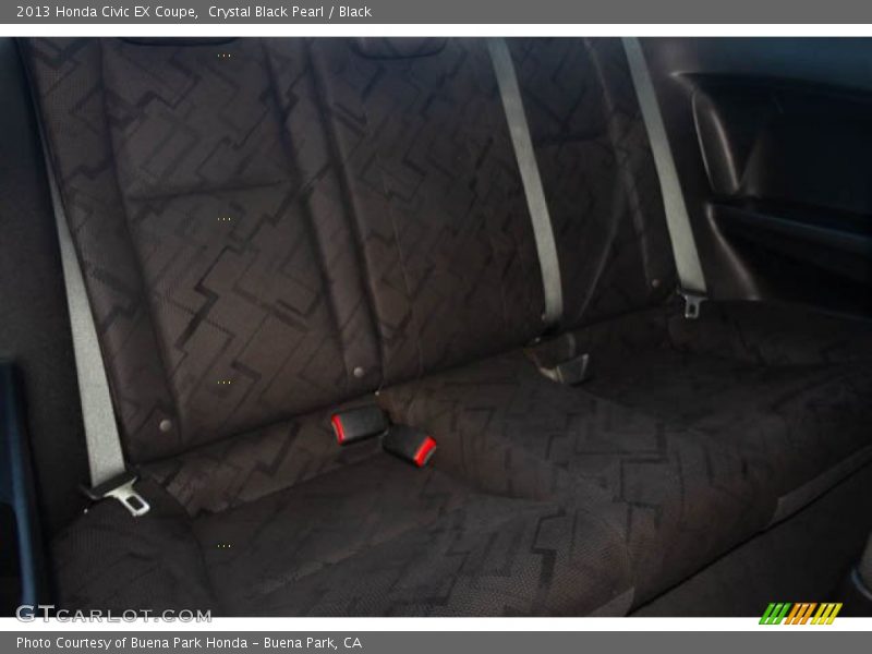 Crystal Black Pearl / Black 2013 Honda Civic EX Coupe
