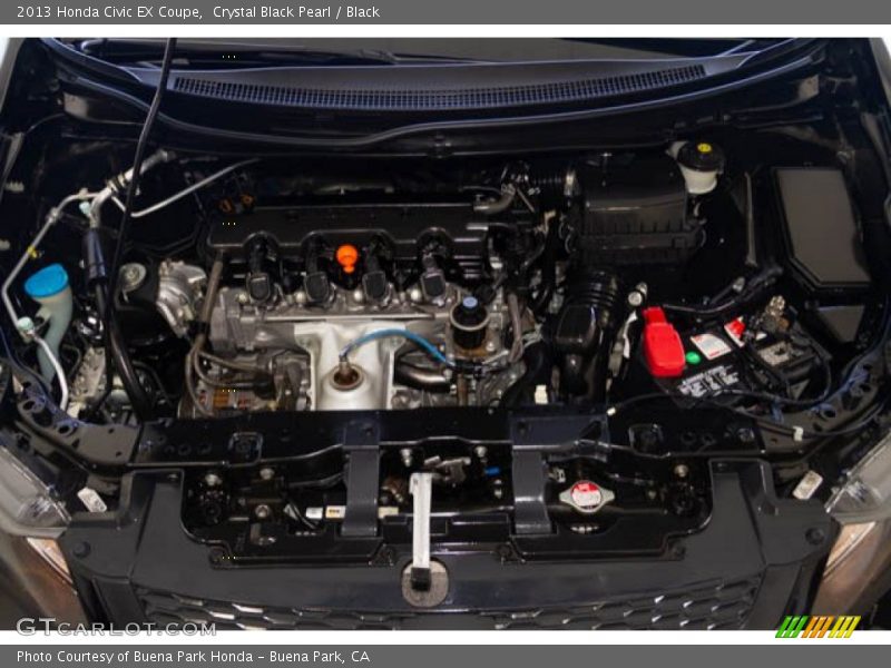 Crystal Black Pearl / Black 2013 Honda Civic EX Coupe