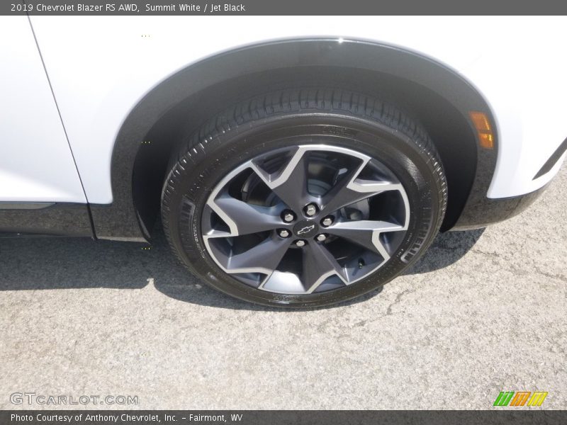 Summit White / Jet Black 2019 Chevrolet Blazer RS AWD