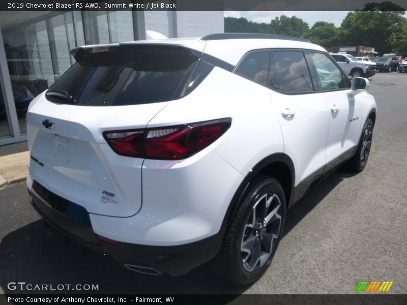 Summit White / Jet Black 2019 Chevrolet Blazer RS AWD