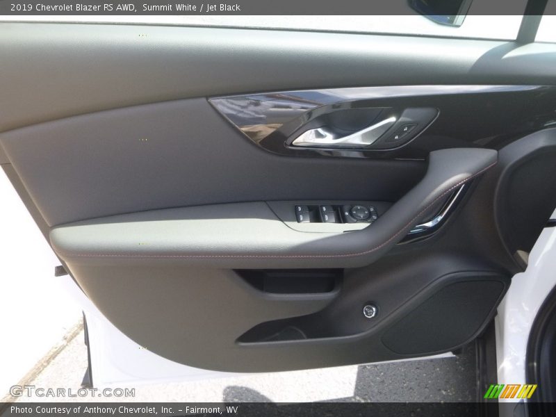 Summit White / Jet Black 2019 Chevrolet Blazer RS AWD