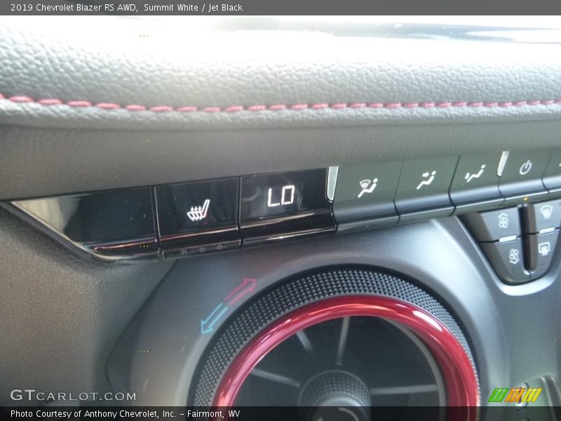 Summit White / Jet Black 2019 Chevrolet Blazer RS AWD