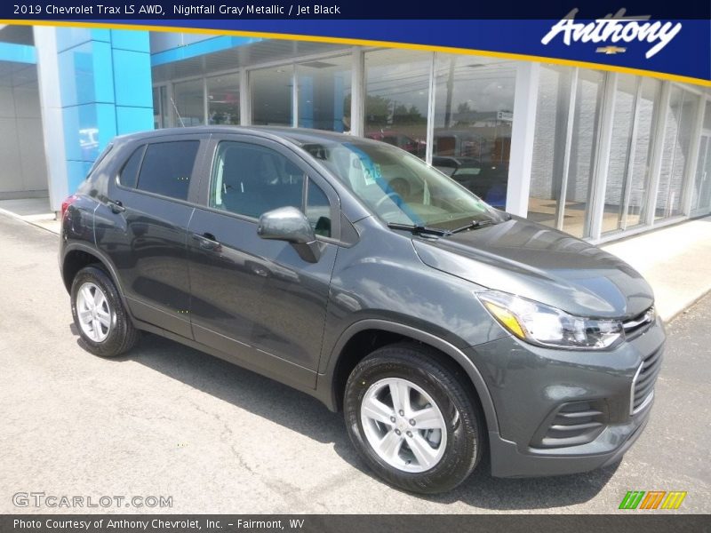 Nightfall Gray Metallic / Jet Black 2019 Chevrolet Trax LS AWD