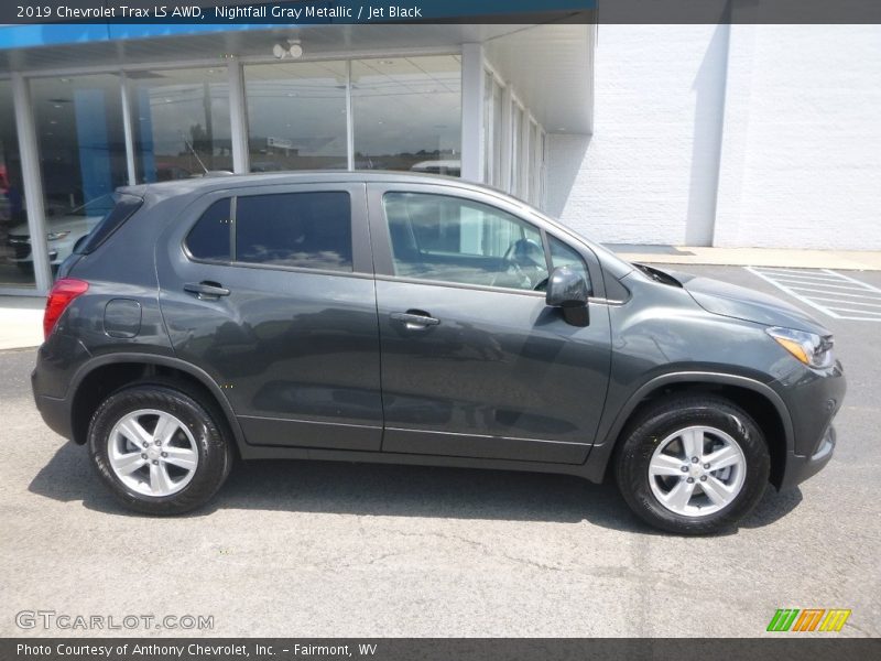 Nightfall Gray Metallic / Jet Black 2019 Chevrolet Trax LS AWD