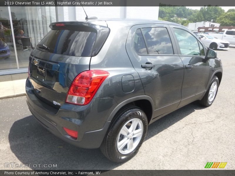 Nightfall Gray Metallic / Jet Black 2019 Chevrolet Trax LS AWD