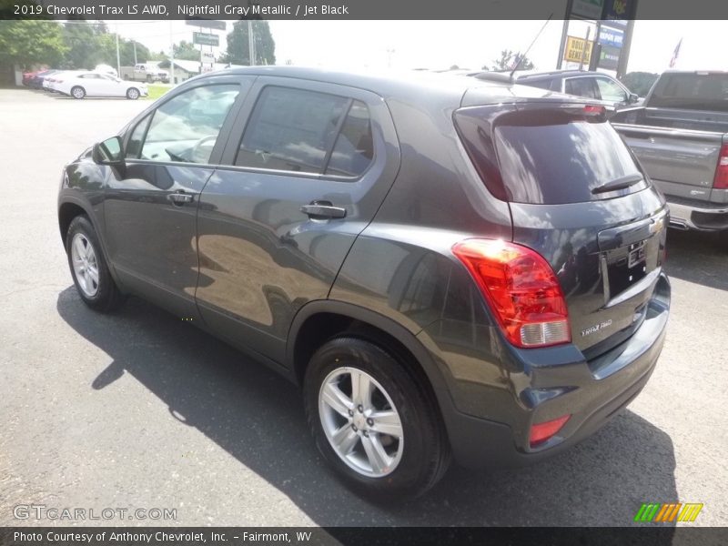 Nightfall Gray Metallic / Jet Black 2019 Chevrolet Trax LS AWD