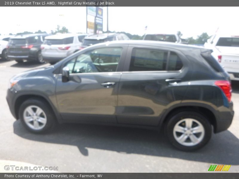 Nightfall Gray Metallic / Jet Black 2019 Chevrolet Trax LS AWD