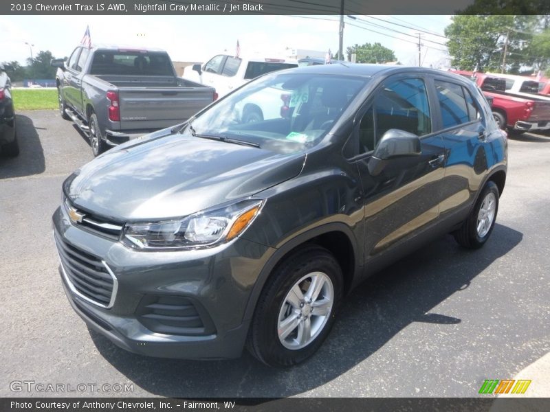 Nightfall Gray Metallic / Jet Black 2019 Chevrolet Trax LS AWD