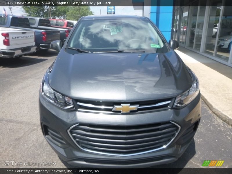 Nightfall Gray Metallic / Jet Black 2019 Chevrolet Trax LS AWD