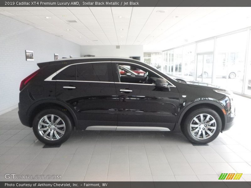 Stellar Black Metallic / Jet Black 2019 Cadillac XT4 Premium Luxury AWD