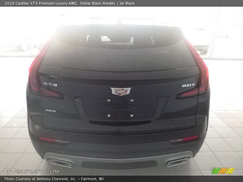 Stellar Black Metallic / Jet Black 2019 Cadillac XT4 Premium Luxury AWD