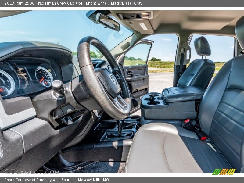 Bright White / Black/Diesel Gray 2013 Ram 2500 Tradesman Crew Cab 4x4