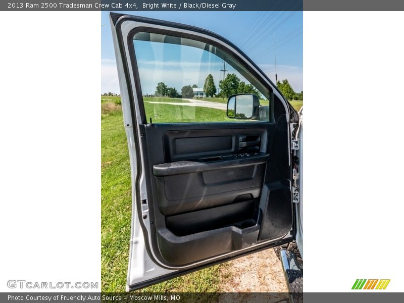 Bright White / Black/Diesel Gray 2013 Ram 2500 Tradesman Crew Cab 4x4