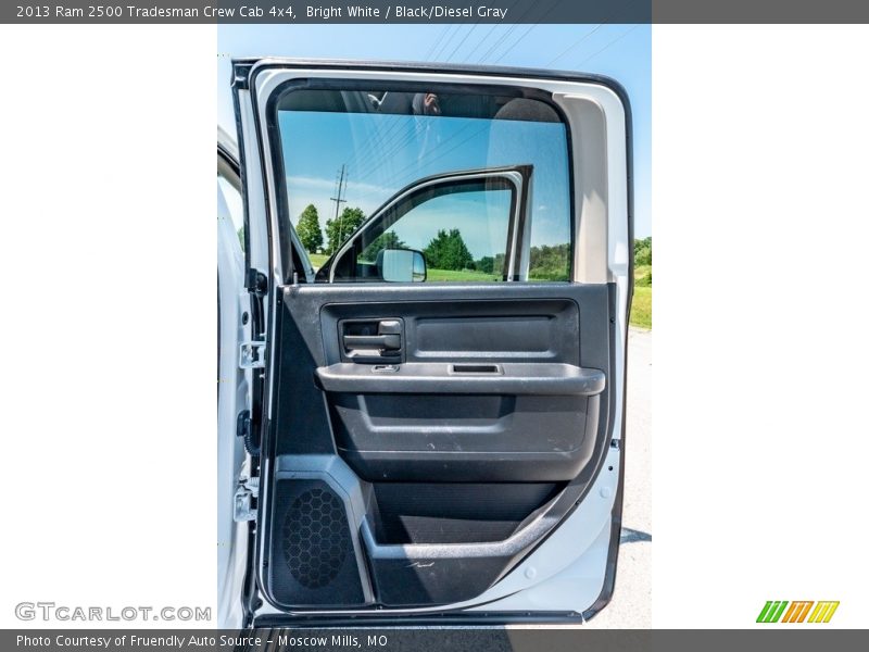 Bright White / Black/Diesel Gray 2013 Ram 2500 Tradesman Crew Cab 4x4