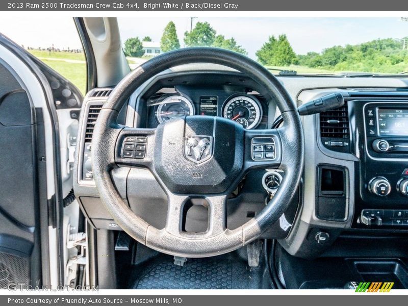 Bright White / Black/Diesel Gray 2013 Ram 2500 Tradesman Crew Cab 4x4