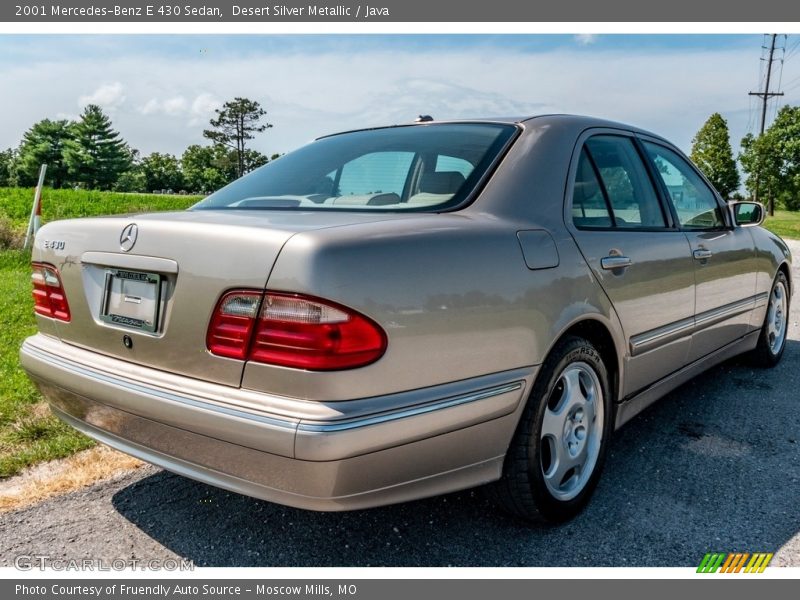 Desert Silver Metallic / Java 2001 Mercedes-Benz E 430 Sedan