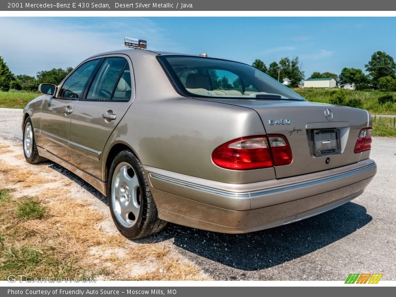 Desert Silver Metallic / Java 2001 Mercedes-Benz E 430 Sedan