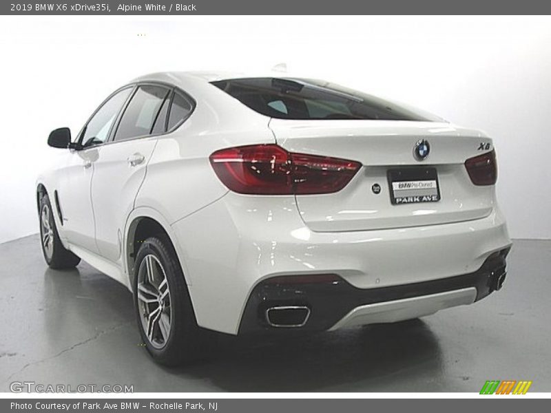 Alpine White / Black 2019 BMW X6 xDrive35i