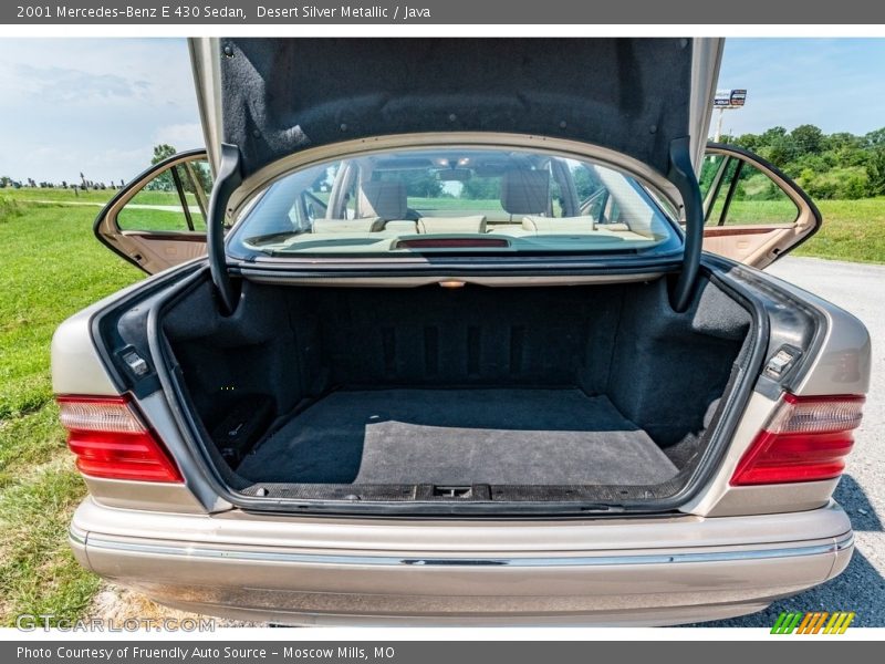 Desert Silver Metallic / Java 2001 Mercedes-Benz E 430 Sedan