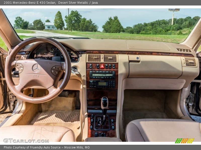 Desert Silver Metallic / Java 2001 Mercedes-Benz E 430 Sedan