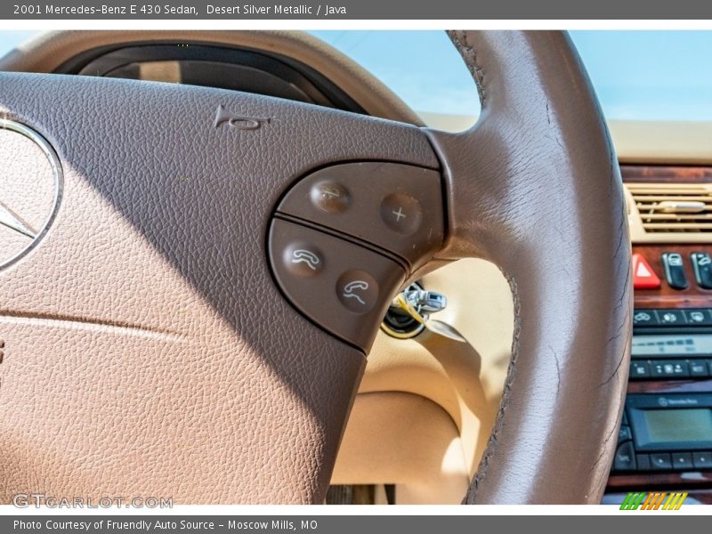 Desert Silver Metallic / Java 2001 Mercedes-Benz E 430 Sedan