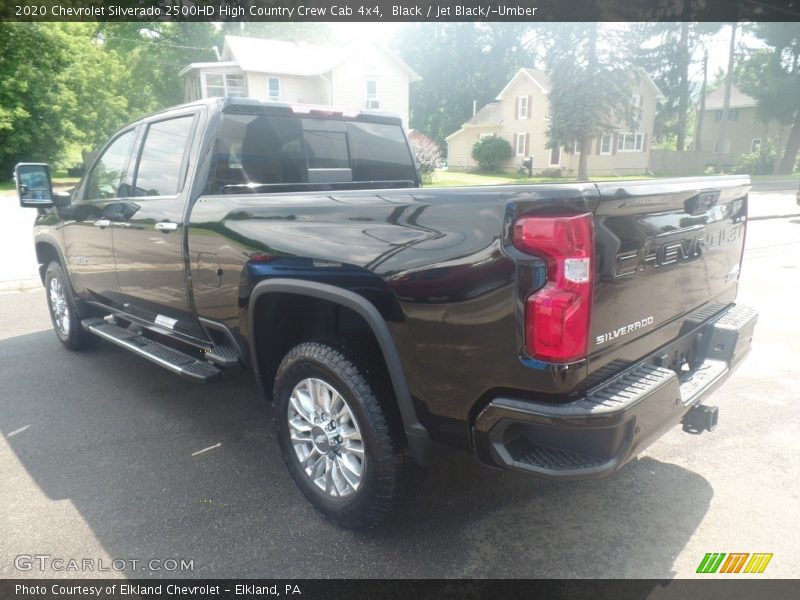 Black / Jet Black/­Umber 2020 Chevrolet Silverado 2500HD High Country Crew Cab 4x4